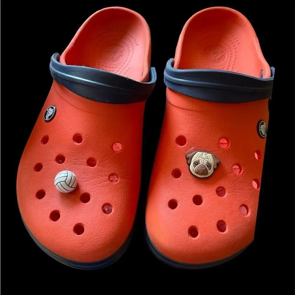 Crocs size 9 orange